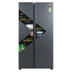 Tủ lạnh Aqua Inverter 646 lít Side By Side AQR-S682XA(SLB)